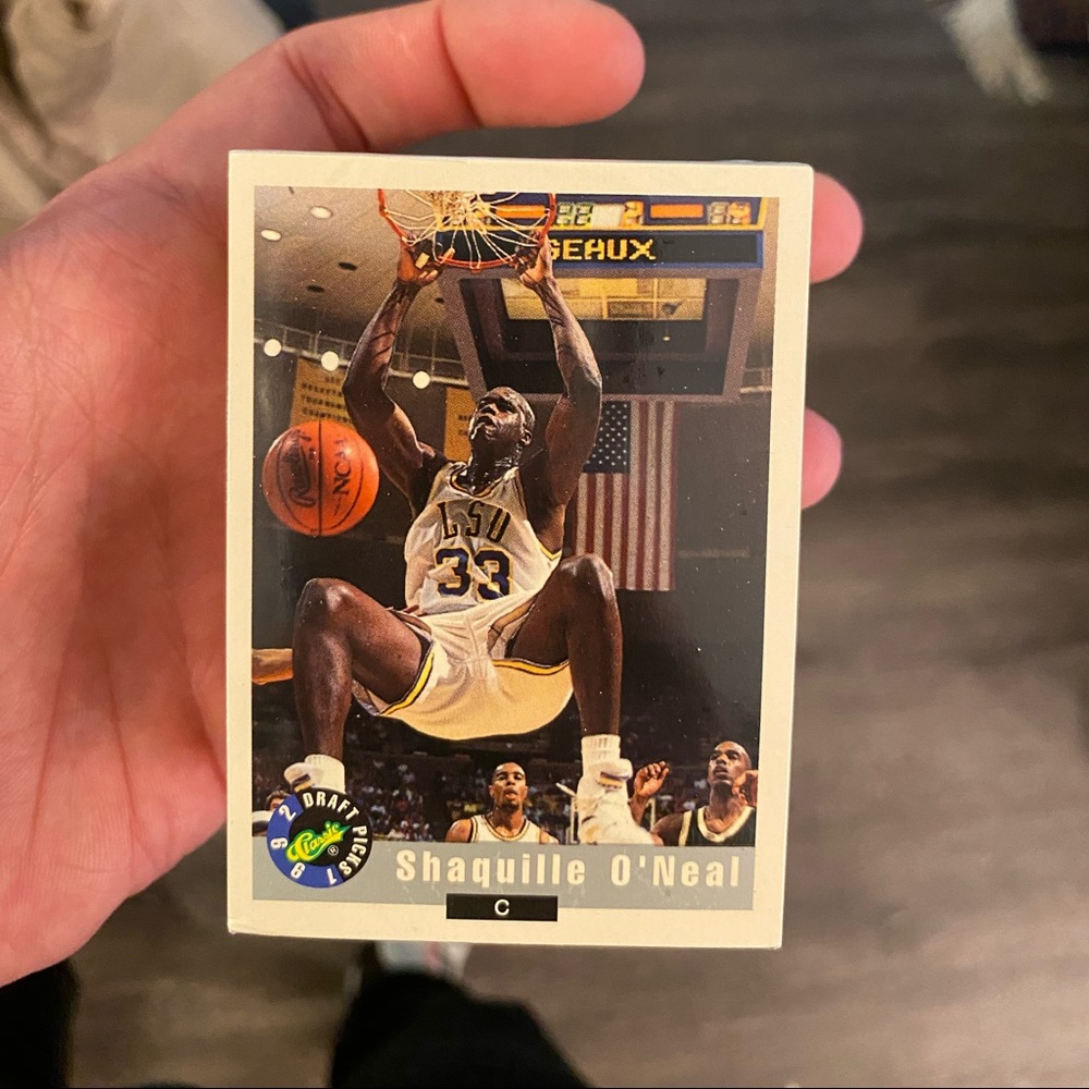 RARE SEALED 1992 Shaq ROOKIE DRAFT CARD -WHOLE SET